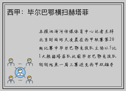 西甲：毕尔巴鄂横扫赫塔菲